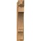 Ekena Millwork Balboa Rough Sawn Craftsman Outlooker, Western Red Cedar, 8"W x 32"D x 44"H OUT08X32X44BOA04RWR - alternate 2